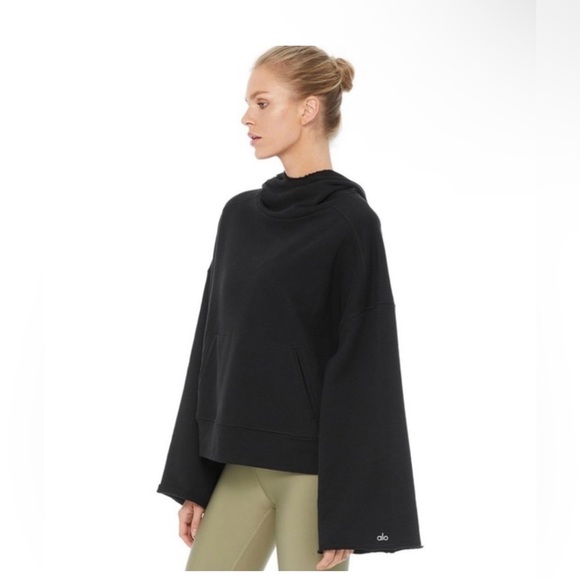 Alo yoga Low Key hoodie Black - Small - Picture 4 of 8